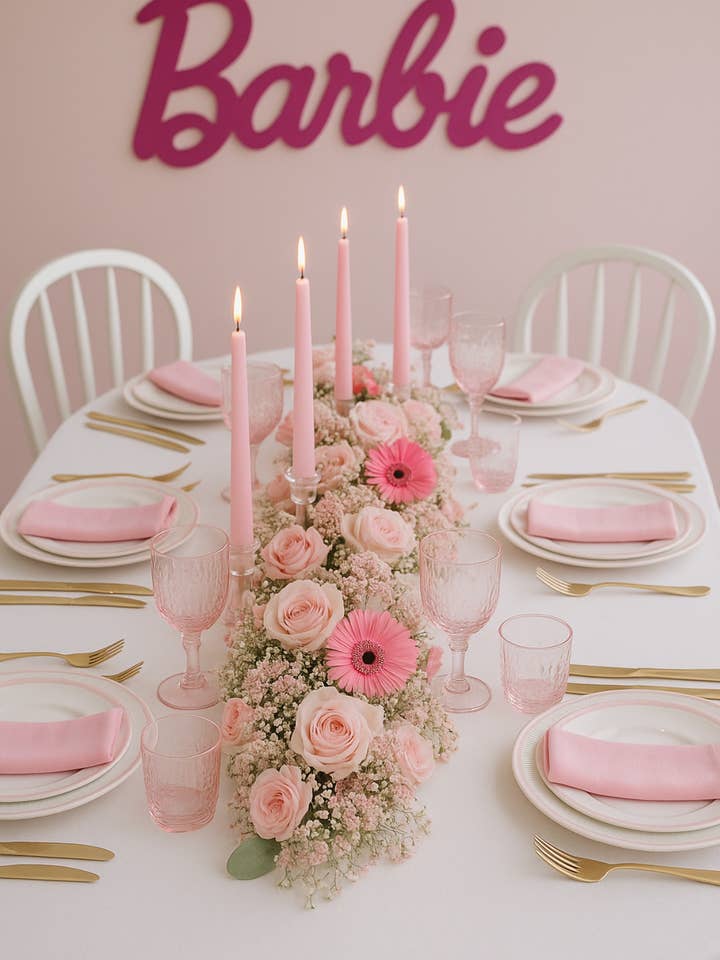 24 Light Pink Blush Taper Candles for wholesale by Elan Bazaar