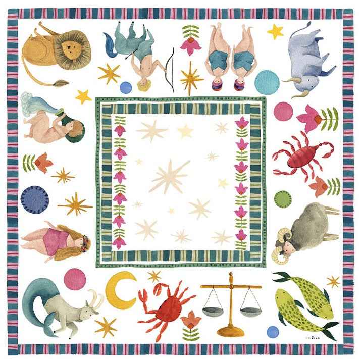 Satin Tablecloths "Zodiac" 100% Made in Italy for wholesale by The Napking