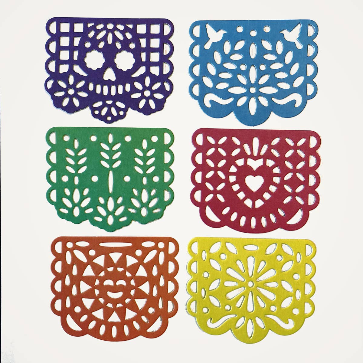Seraparito Supply Co. - Wholesale Disposable Coasters - Papel Picado Coasters3