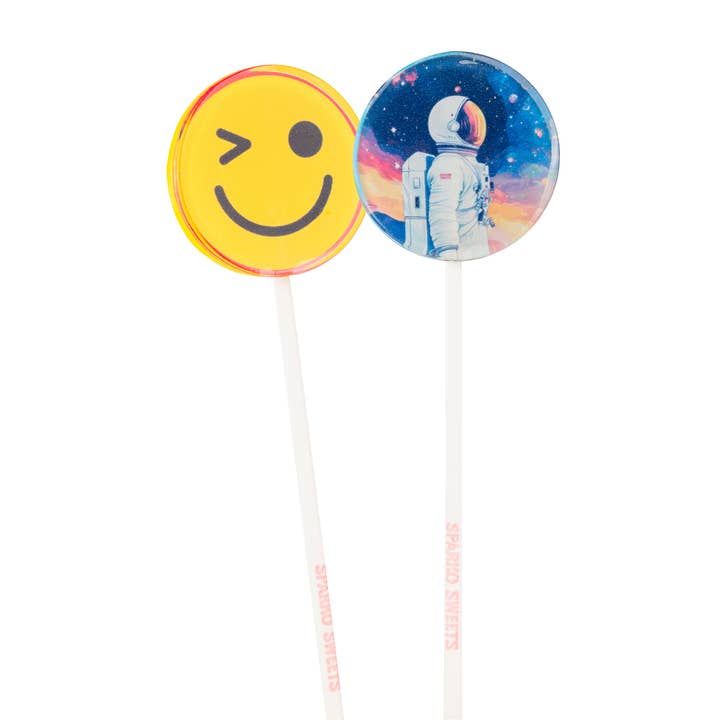 Sparko Sweets – wholesale Lollipop – Custom Lollipops - Round 1.75"