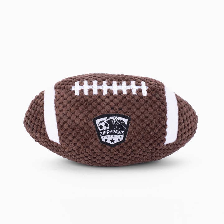 ZippyPaws - Vente Jouet couineur – chien - SportsBallz - ballon de football - jouet pour chien par ZippyPaws, boîte de 24