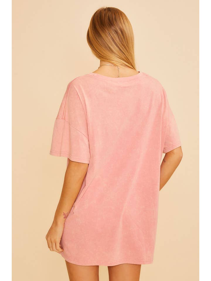 Baevely by Wellmade USA - Wholesale Tunic – Women’s - ACID WASH T-SHIRT6