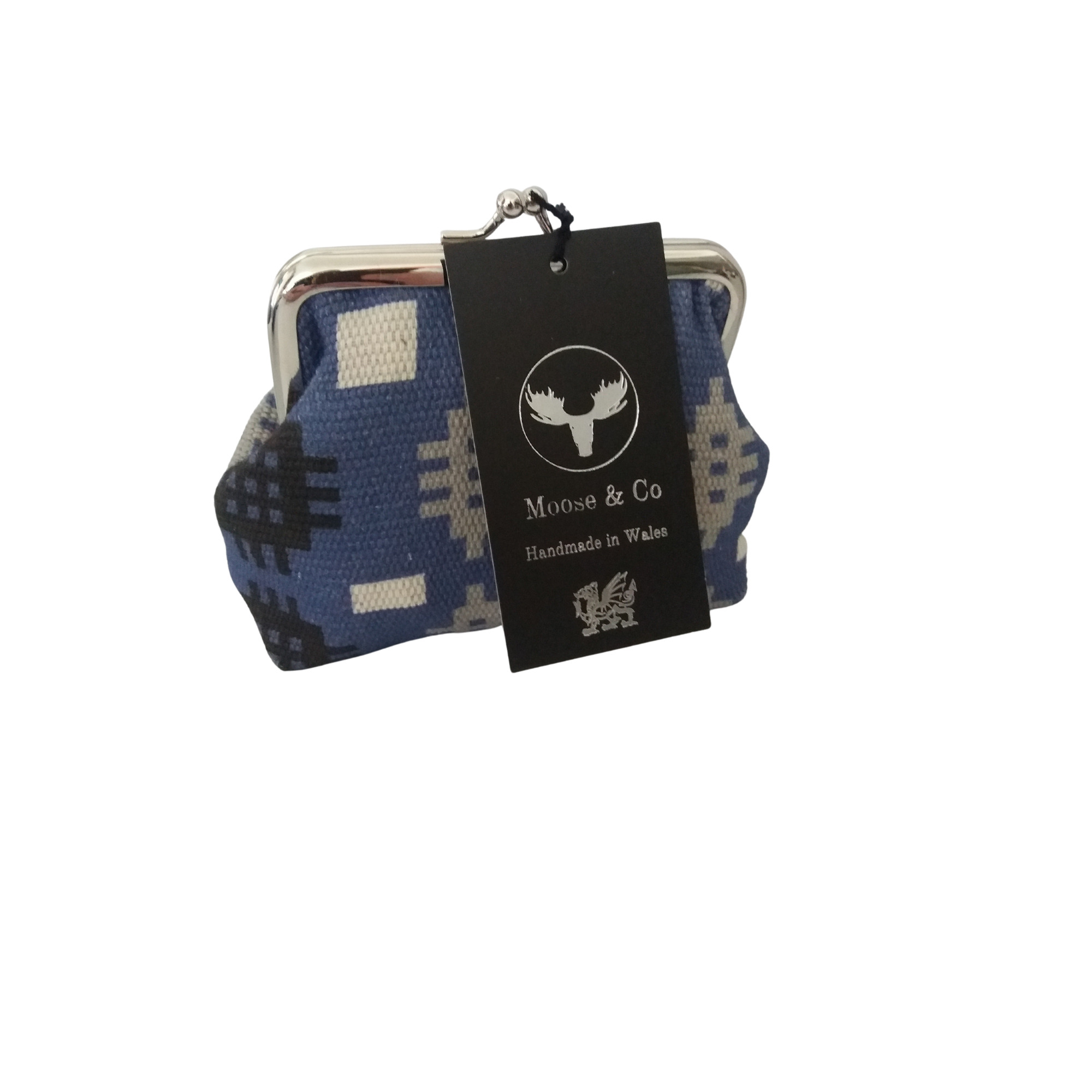 Moose & Co - Wholesale Coin Purse - Women's - Welsh Tapestry blanket print Vintage style clasp purse1