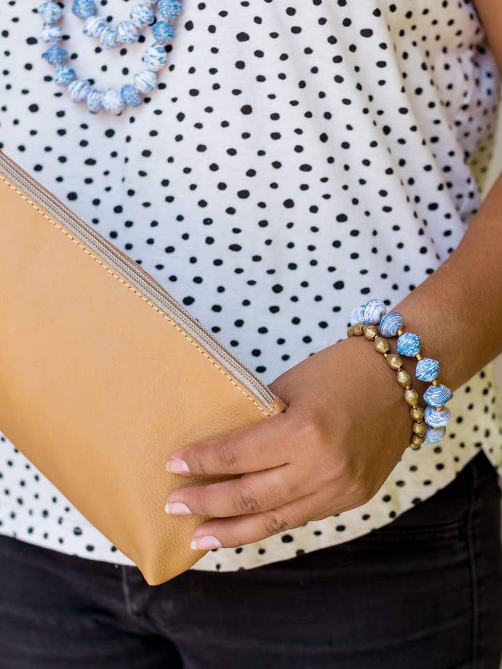 Desta Bag - Dimpled Camel for engroshandel hos Addis Jemari