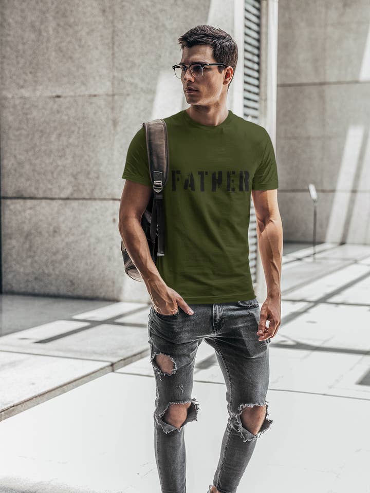 Father Tee - Military Green for wholesale by Zona Junkie