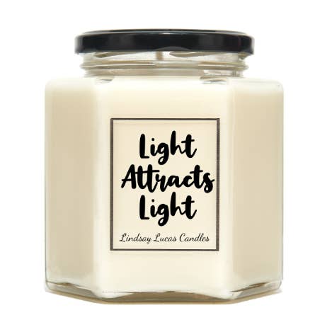 Vela aromática - La luz atrae la luz - 3 tamaños - 67 aromas para venta al por mayor de Lindsay Lucas Candles