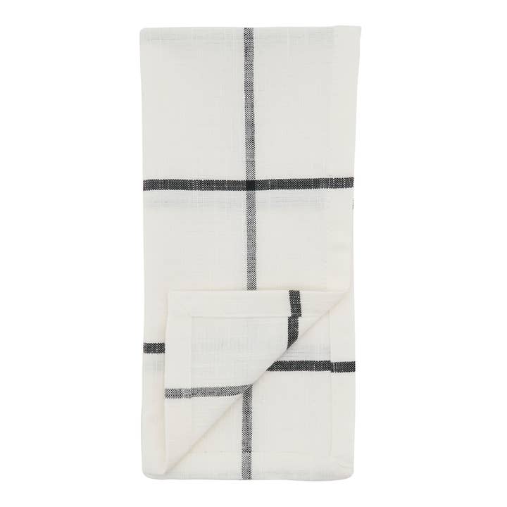 Saro Lifestyle - Wholesale Dinner & Cloth Napkin - Plaid Napkin - Windowpane Design