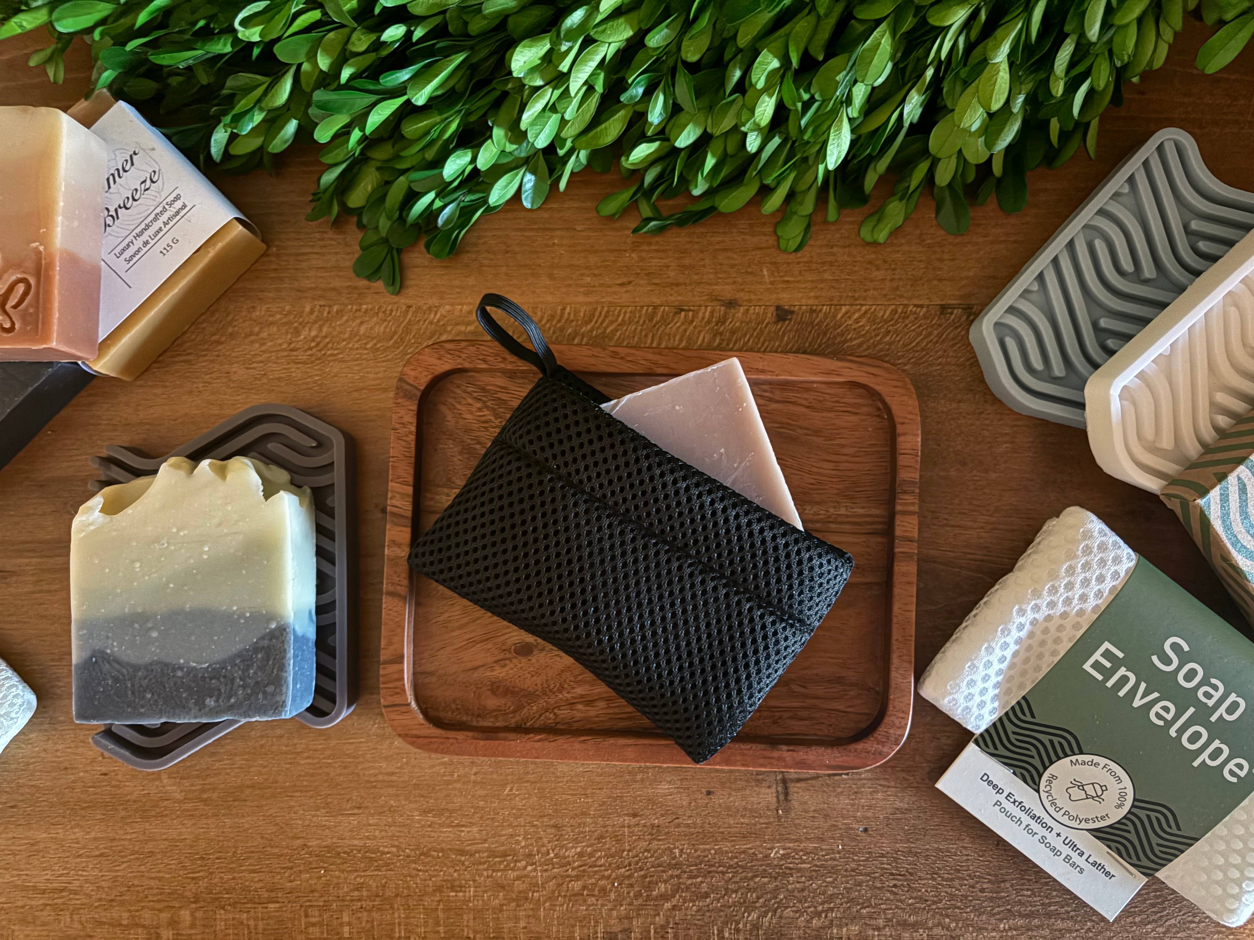 Soap Envelope – wholesale Tvålpåse – Tvålpåse - Tvålkuvert tvålsparare svart tvålpåse