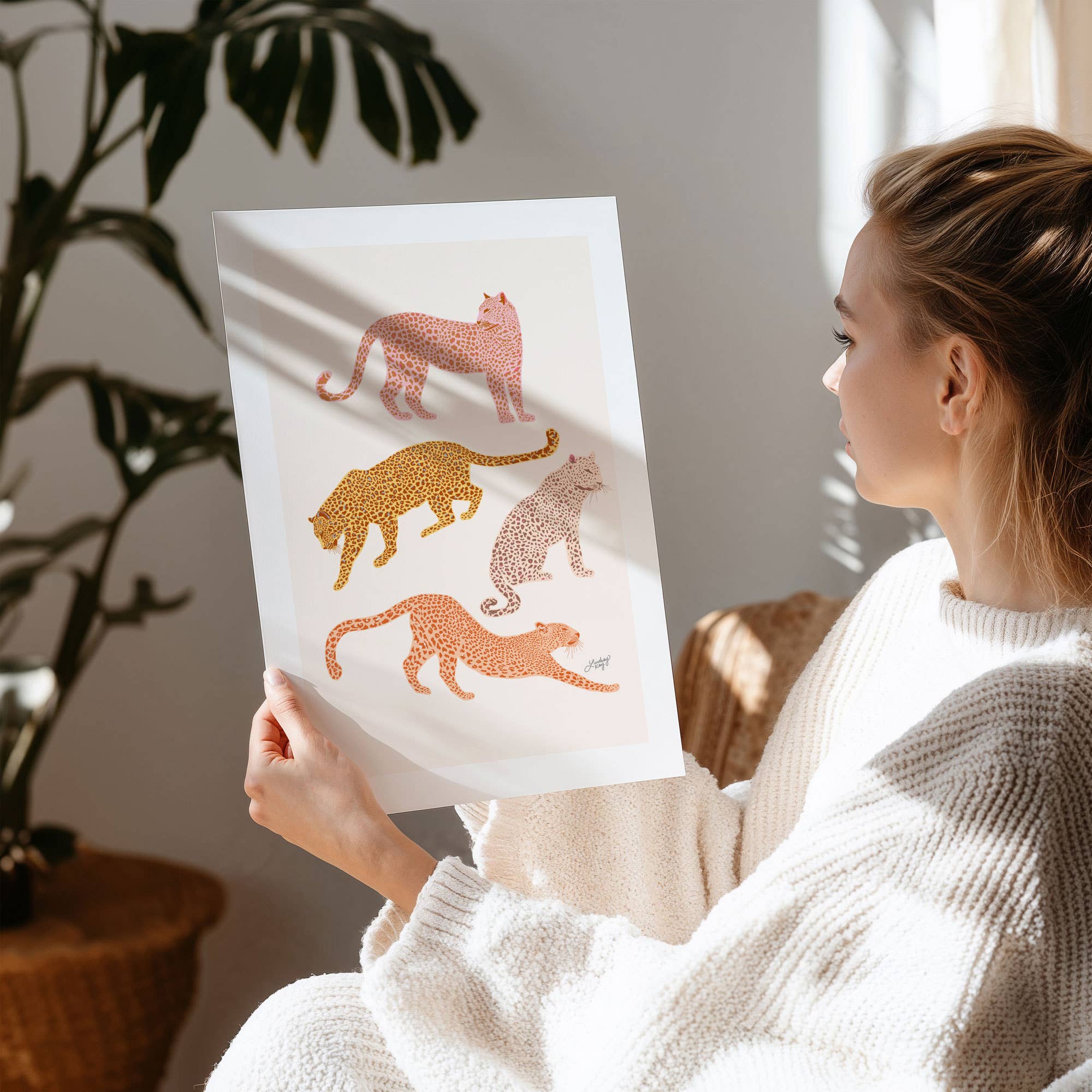 Lindsey Kay Collective - Wholesale Art Print - Leopards Illustration - Art Print10