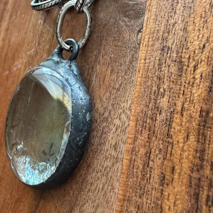 Loulu Designs - Wholesale Link & Chain Necklace - Clarity Stone Necklace1