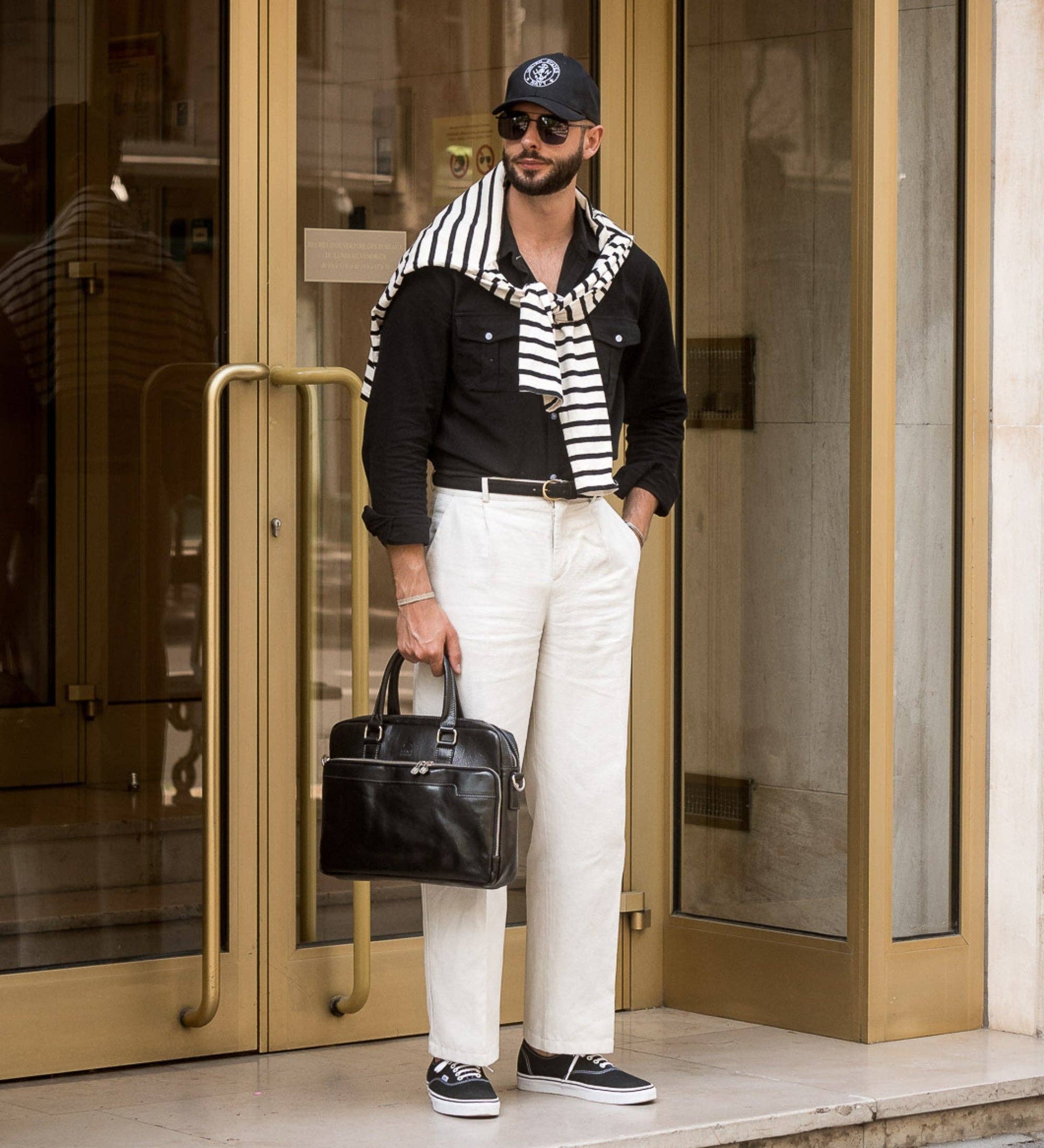 Time Resistance - Wholesale Briefcase - Unisex - Leather Briefcase Laptop Bag - Orlando17