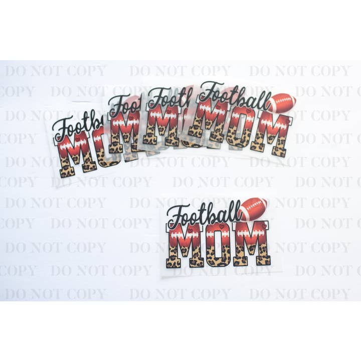 tee and shirts – wholesale Sublimation transfer – Football Mom DTF Transfer