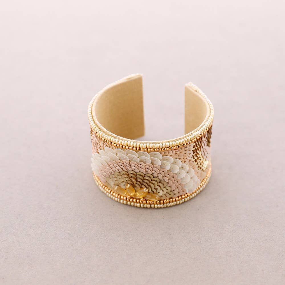 Sonata - Wholesale Bedelarmbandje - Verstelbare armband met pailletten0