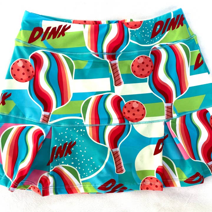 Trunkers - Wholesale Broekrok - Dames - (Pickle Ball) Groovy Dink Skort3