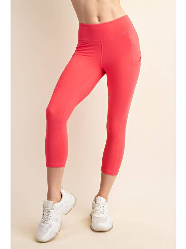 Sunday Morning - Wholesale Athletic/Lounge Leggings - Women's - P456037 Butter Soft Capri Length Yoga Leggings10