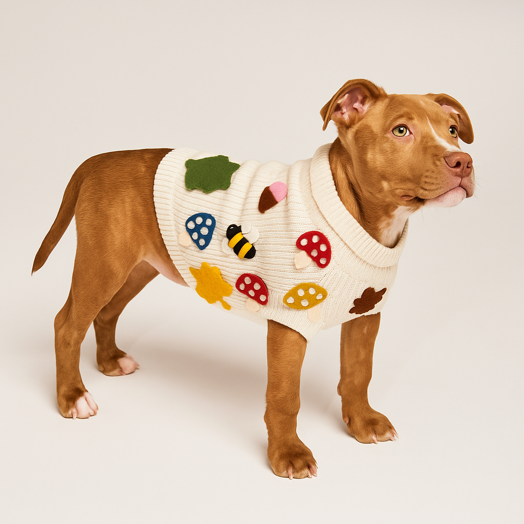 Found My Animal - Wholesale Pet Sweater - Dog - Original Fall Leaves 3D Icon Sweater2