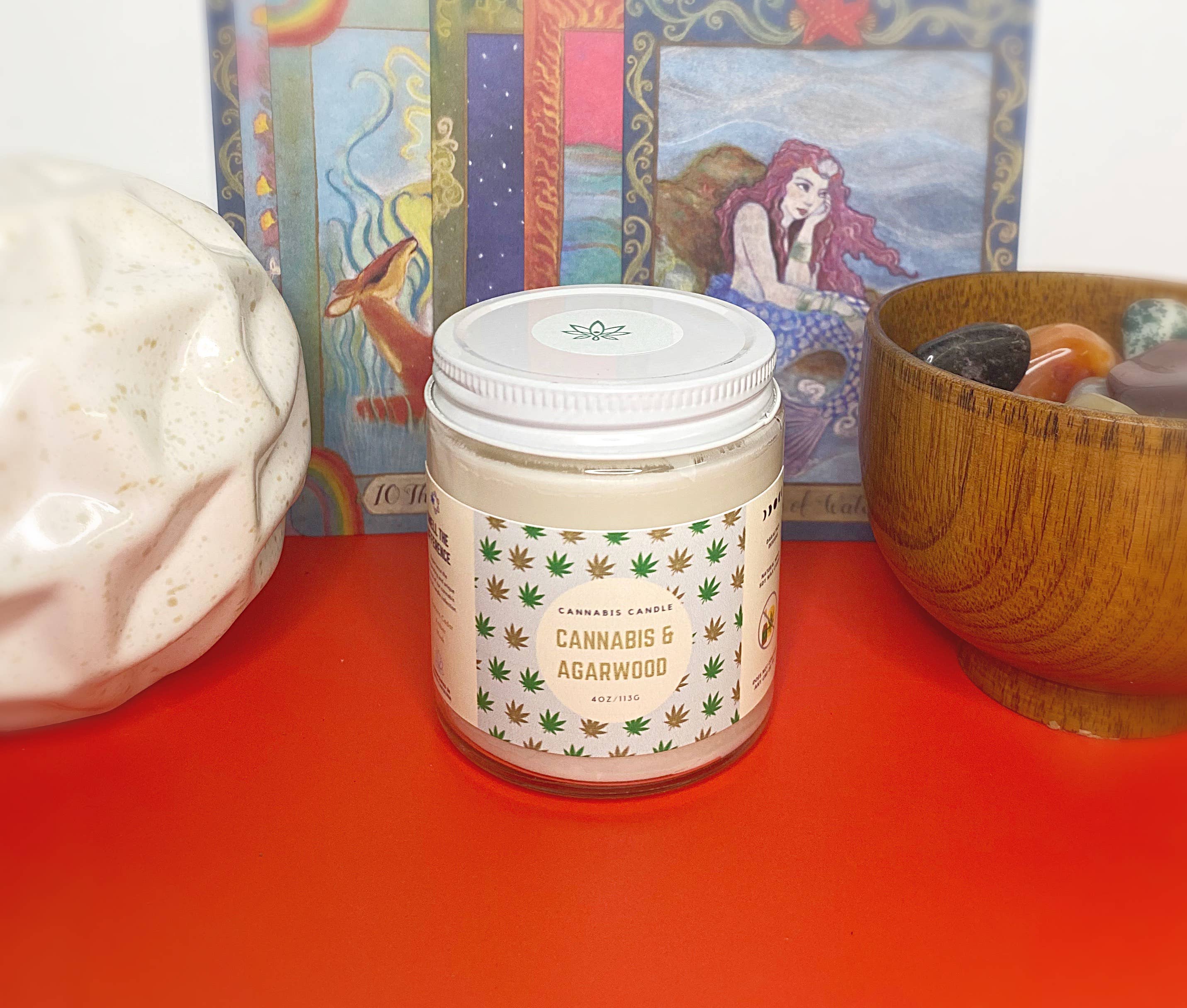 Daralyn's Designs - Wholesale Jar/Filled Candle - Cannabis Candle | 4oz | Hemp Wax13