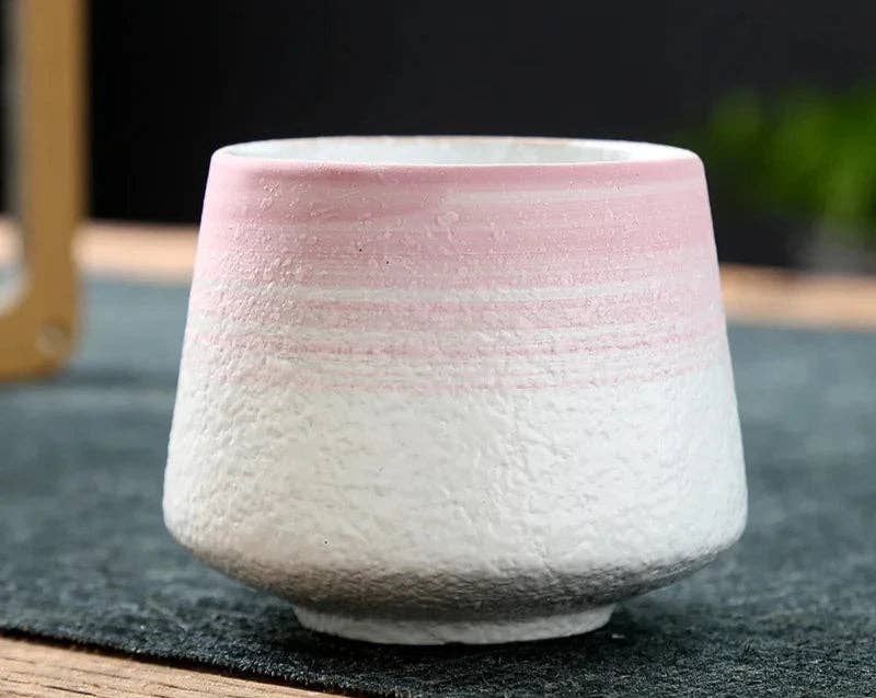 BlakOutlet - Venta al por mayor Taza - Taza de cerámica vintage de barro grueso5