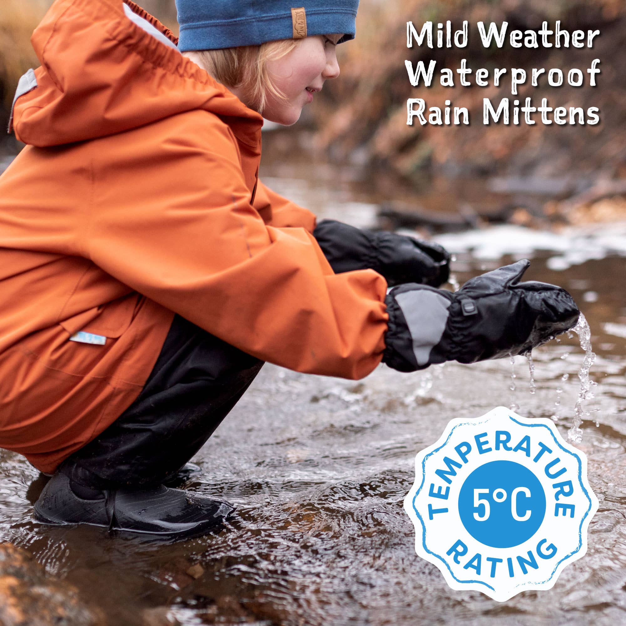 Jan & Jul - Wholesale Mittens - Kids - Lavender | Cozy-Dry Waterproof Rain Mittens6