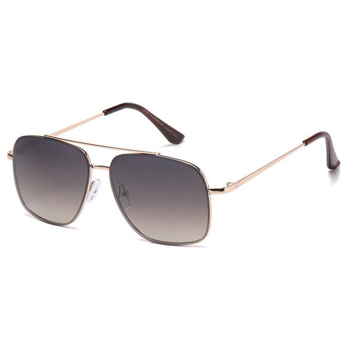 Sunrayzz Imports - Wholesale Sunglasses - Unisex - AirForce Square Metallic Aviator av52135