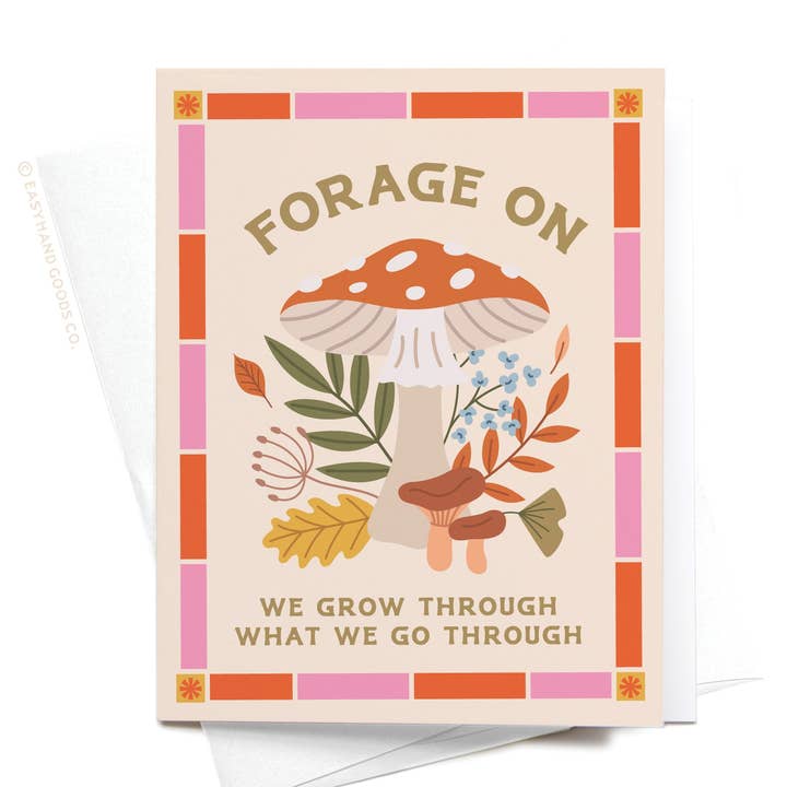 Carte de vœux Forage On Mushroom pour la vente par Easyhand Goods – formerly Onderkast