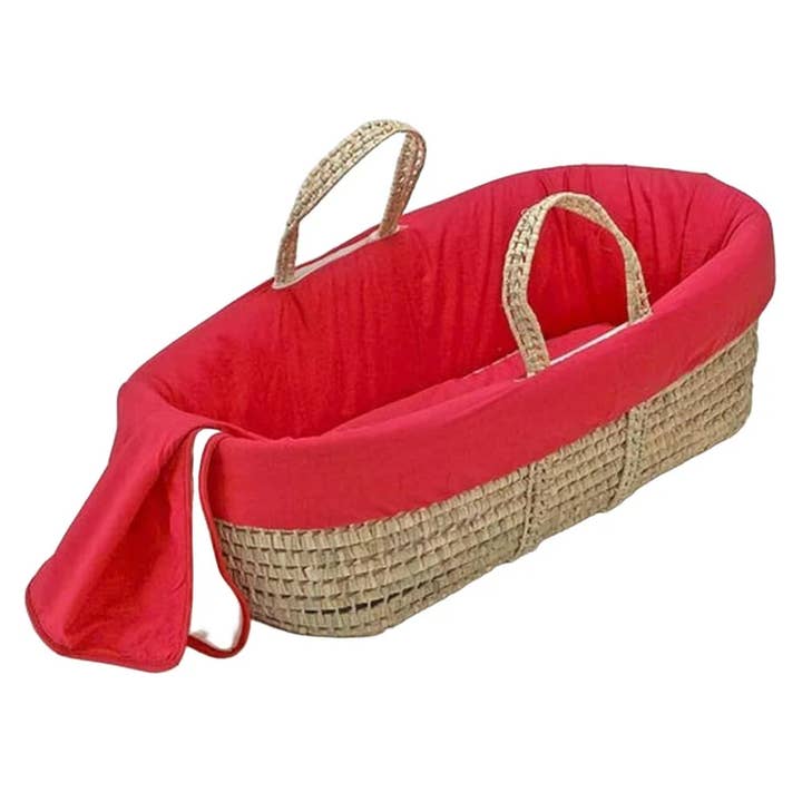 Solid Color Wicker Look Moses Basket
for wholesale by a Baby inc