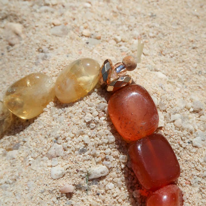 Barefoot Beach Citrien Armband voor wholesale door Essenshell