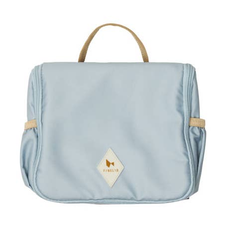 Fabelab - Eco Toiletry Bag with Hanger - Cottage Blue for wholesale by Axis Toys & Gifts