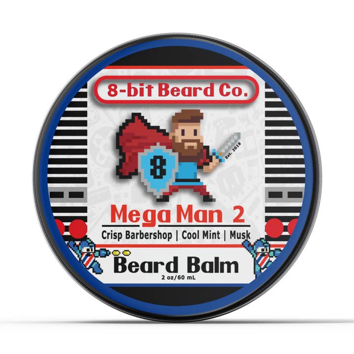 Mega Man 2 | Beard Balm - Fresh Barbershop for wholesale by 8-bit Beard Co.