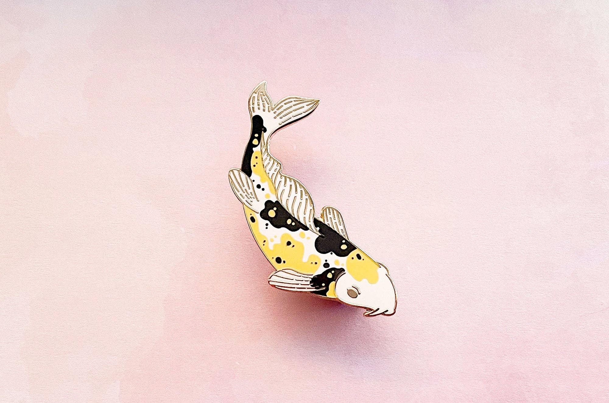 Alum and Ink - Wholesale Lapel Pin/Button - Ki Kumonryu Koi Enamel Pin0