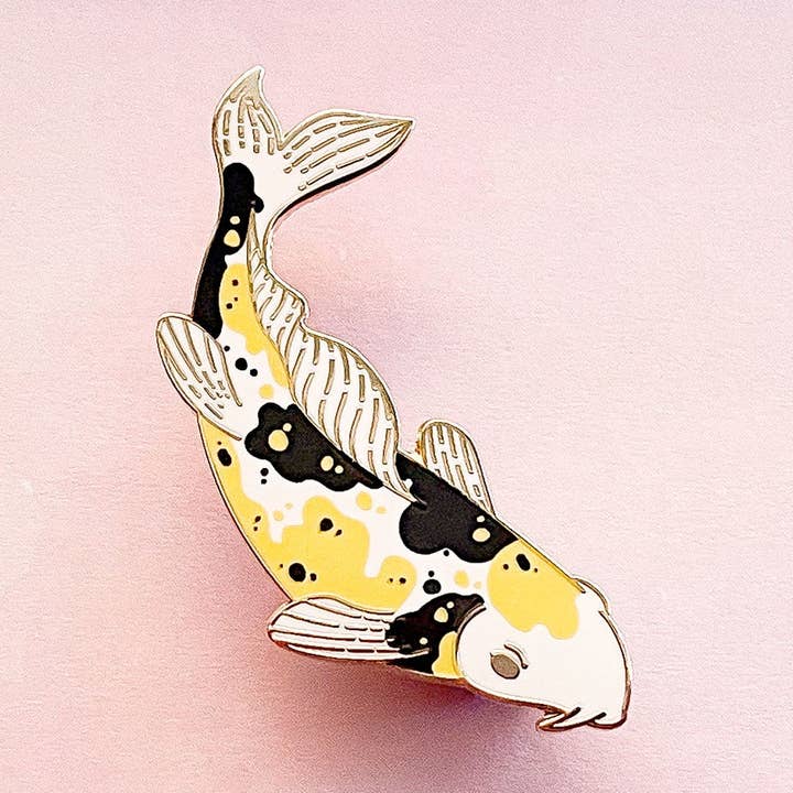Pin esmaltado Ki Kumonryu Koi para venta al por mayor de Alum and Ink