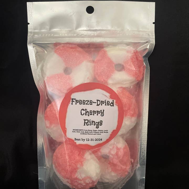 Freeze Dried Pickle Favorites and more - Wholesale Hard Candy - Freeze Dried Candy Peach Rings8