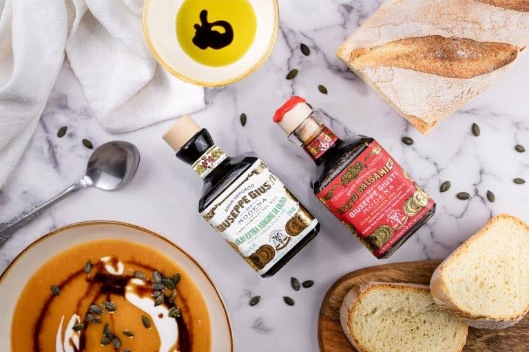 Giusti - Wholesale Vinegar - Italian Balsamic Vinegar & Evoo Set - 3 Gold Medal & EVOO3