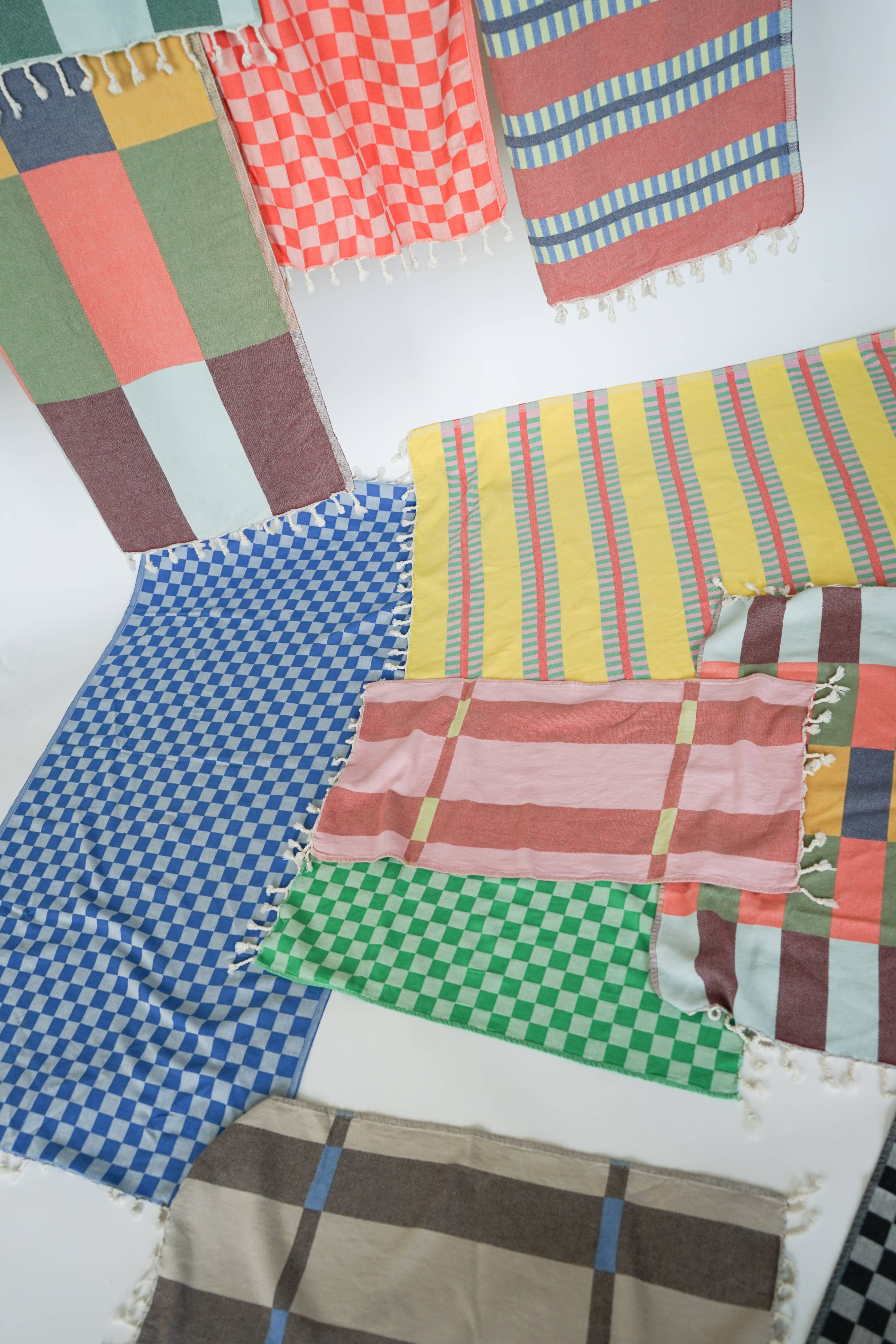 STATE The Label - Wholesale Bath Towel - LATTICE TURKISH TOWEL / LEMON SPRITZ4