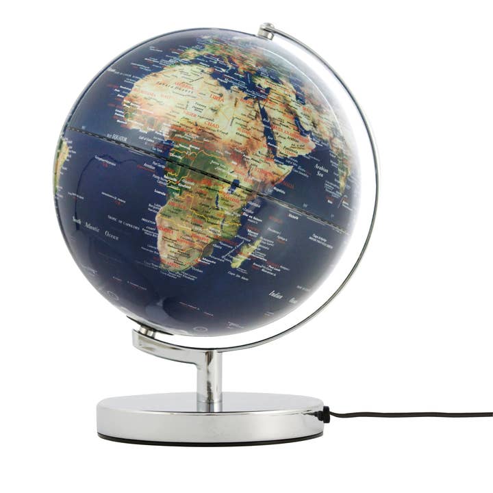 REMOVED BRAND - Wholesale Desk Globe - TERRA LIGHT desk globe with lighting (Ø 25 cm)