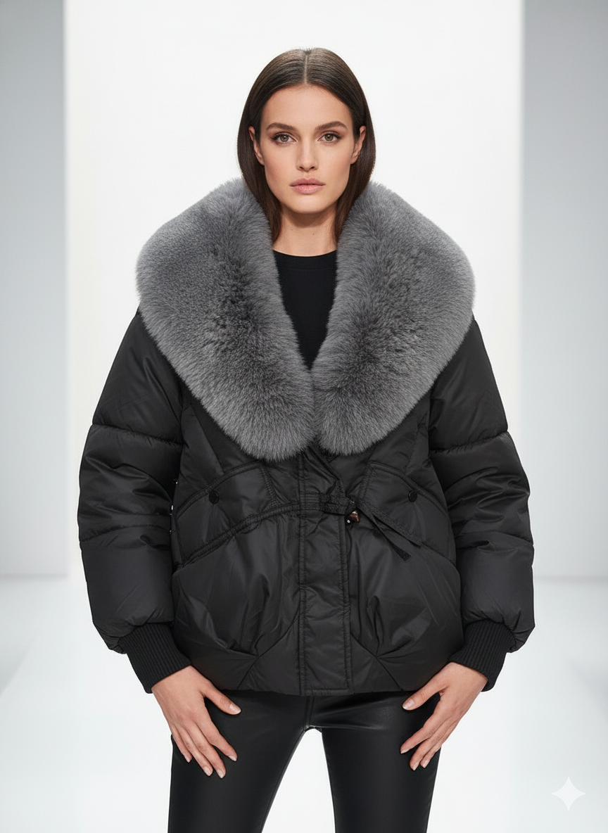 CCIC New York – wholesale Jacket – Women's – Faux Fur Puffer Coat Down-Proof Technology Cropped6