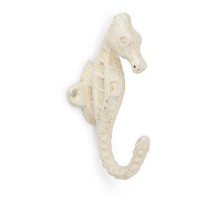 Seahorse Hook-Ivory-5"H for wholesale by Abbott