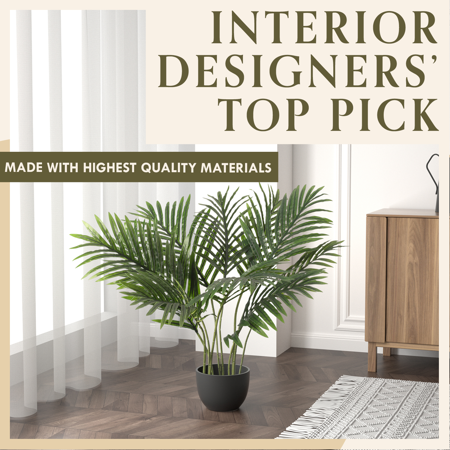 Forever Leaf - Wholesale Artificial Plant - Fake Areca Palm Tree 2 Feet2