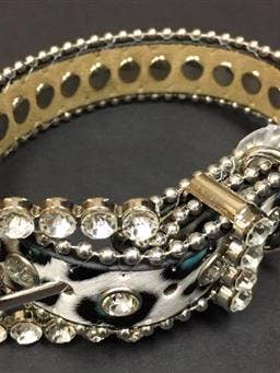 Jeweled Collar Turq Leopard for wholesale by Canine Brands