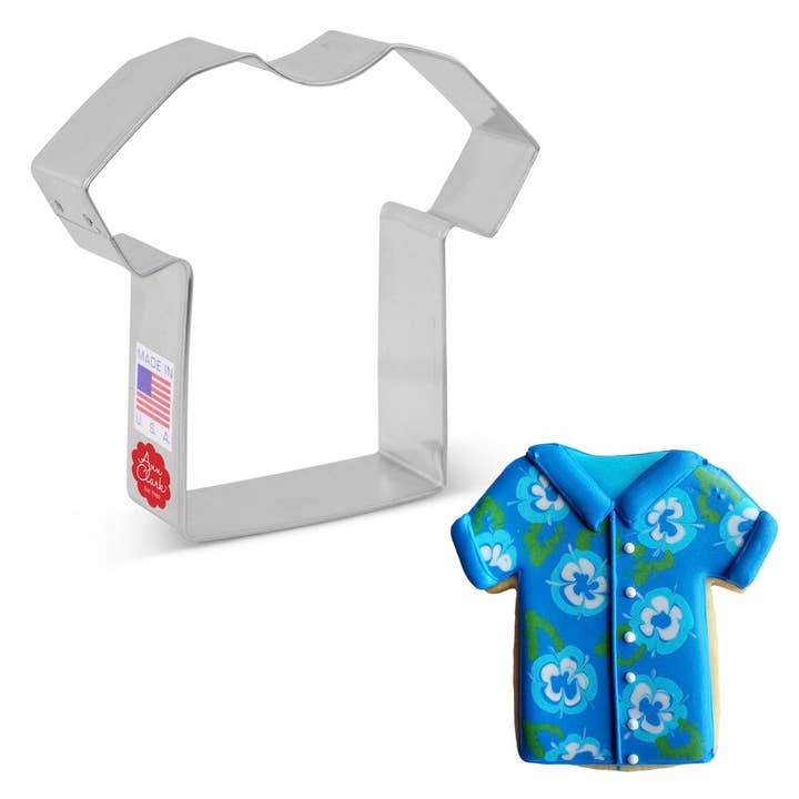 T-Shirt Cookie Cutter (Bag of 1 Dozen) for wholesale by Ann Clark