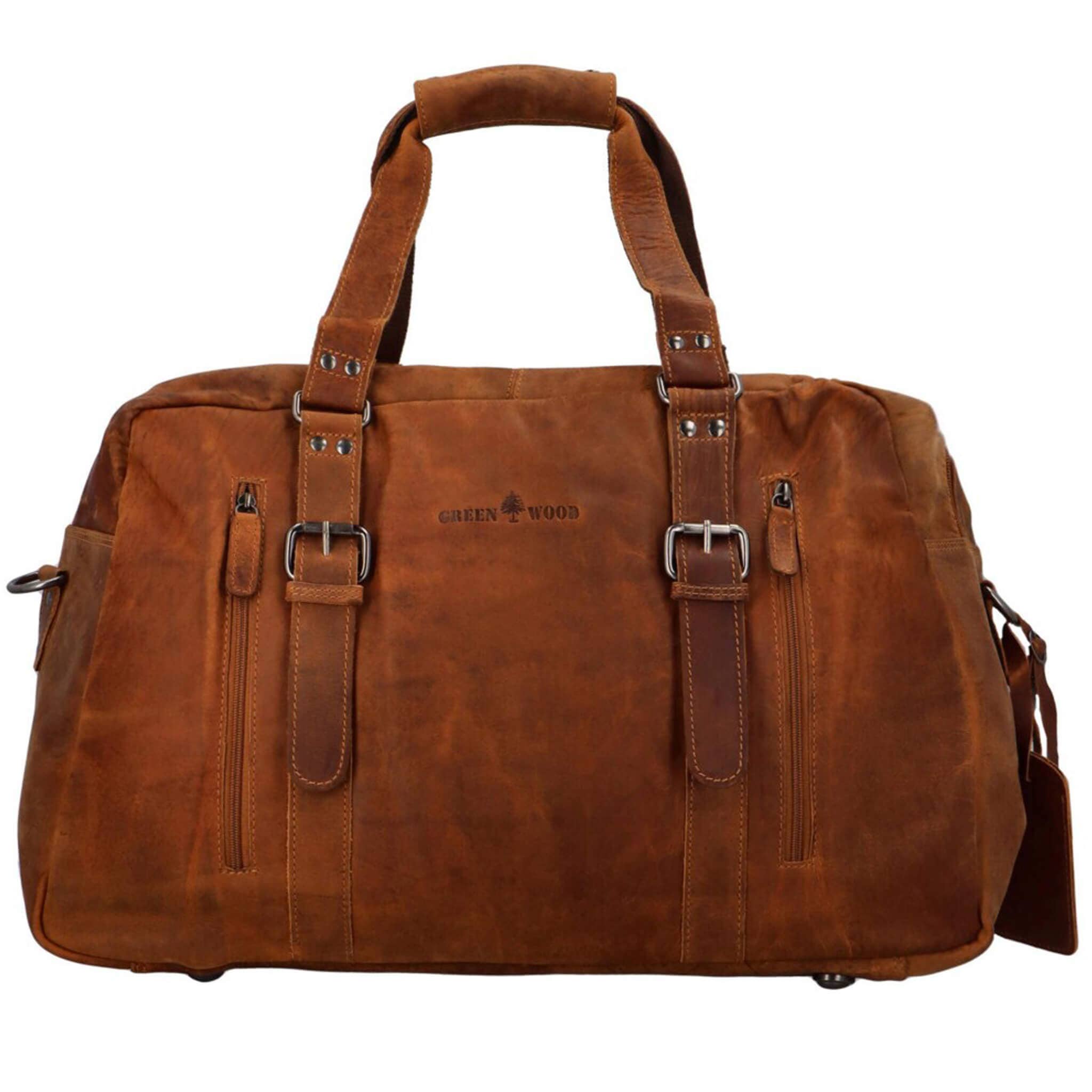 Greenwood - Wholesale Weekender Bag - Unisex - Rudy leather weekender men's duffle bag hand luggage women vint7