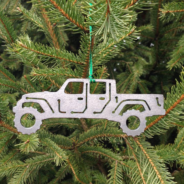 Burke Metal Work - Wholesale Ornament - Gladiator Jeep Ornament