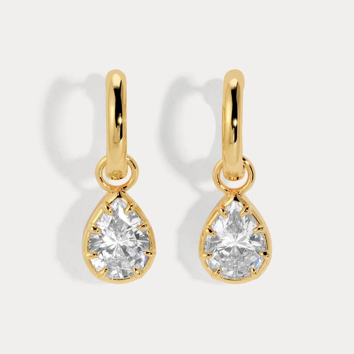 Lili Claspe - Wholesale Dangle Earrings - Estelle Pear Drops6