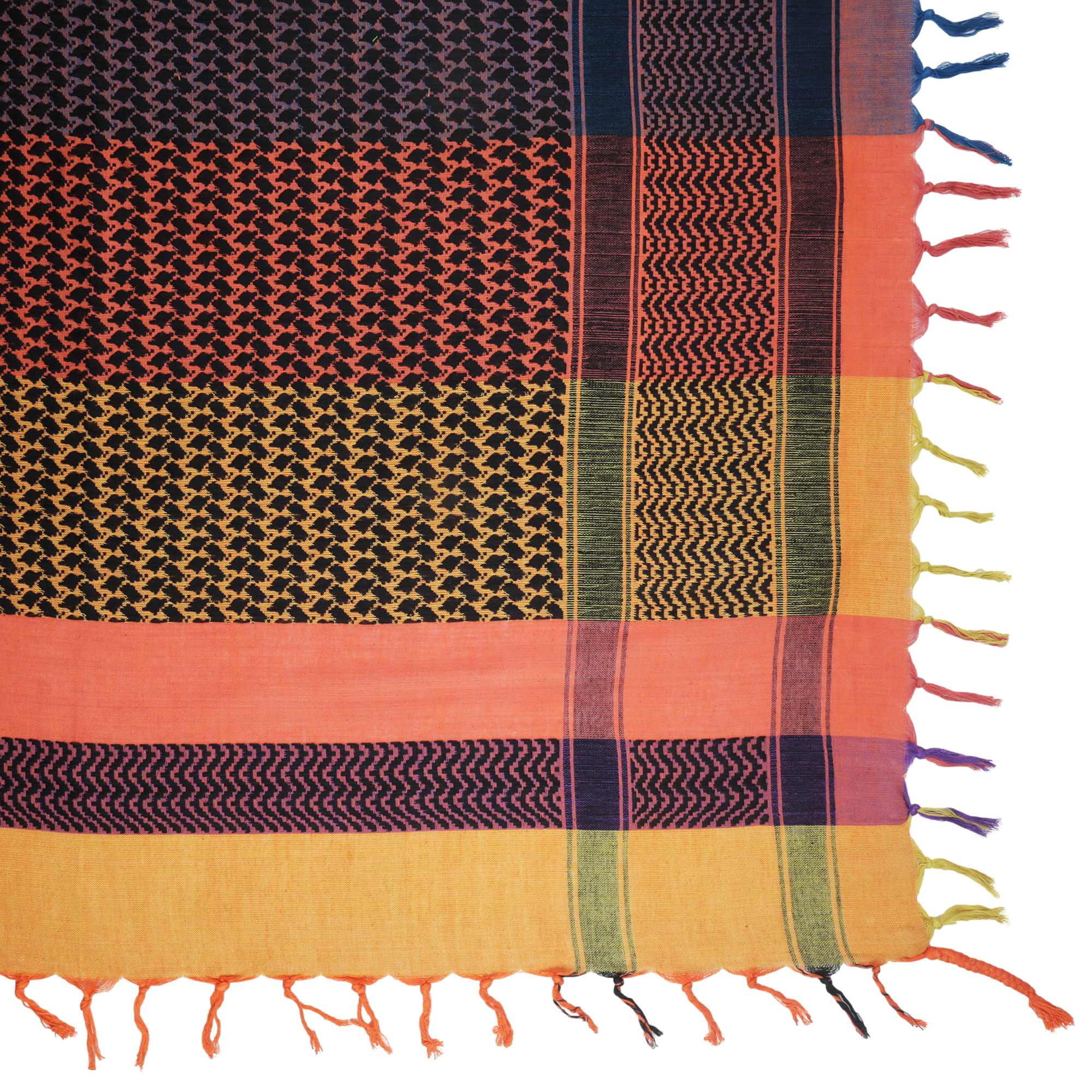 Tribal Trade GmbH - Wholesale Scarf - Unisex - Colorful multi-colored keffiyeh 11 PLO scarf3