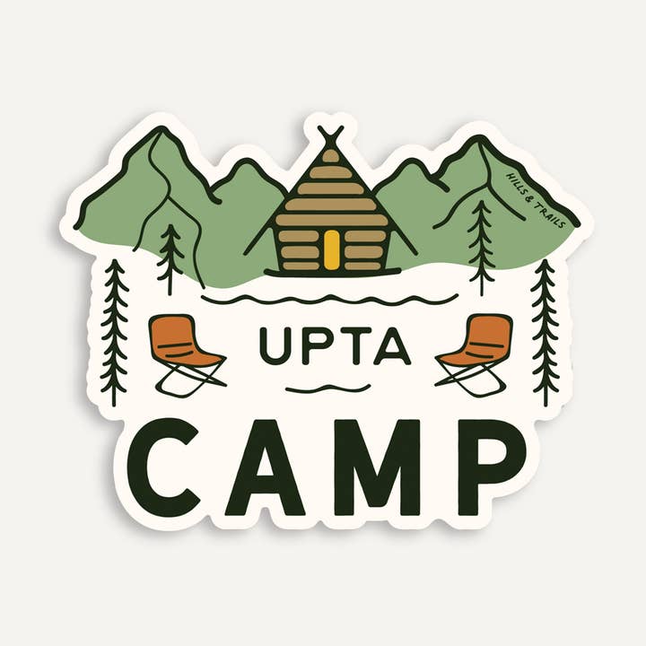 Hills & Trails - Wholesale Sticker - Upta Camp Sticker0