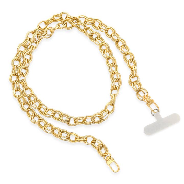 APC63 - Long Double Oval Phone Chain for wholesale by OMG Blings