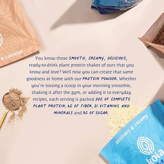 Koia - Wholesale Protein/Superfood Powder - Vanilla Protein Powder - 20 Servings5