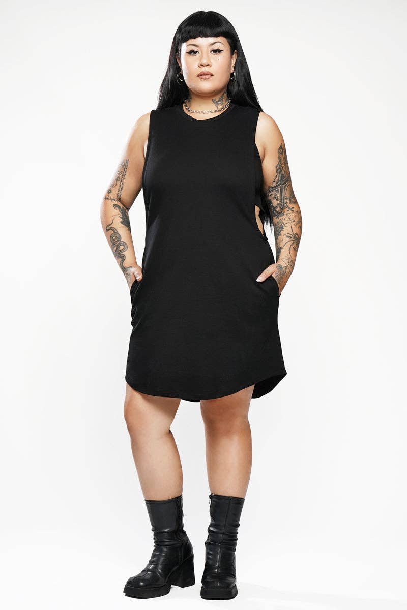 Black Mini Shield Dress for wholesale on Faire4