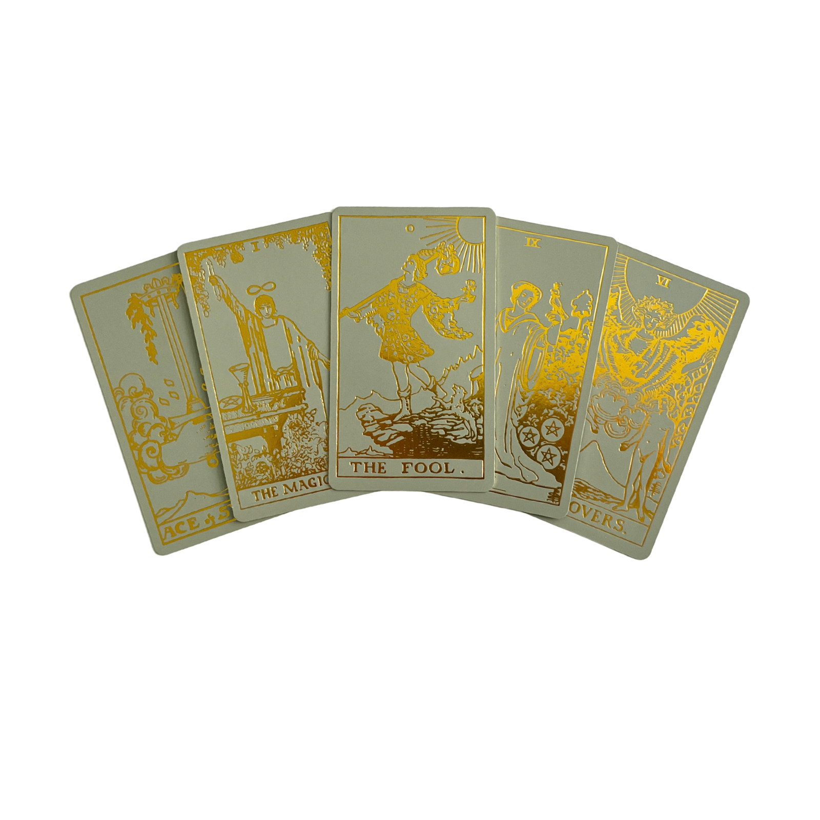 Vieux Monde - Vente Cartes de tarot - Jeu de Tarot Édition Sage | Design Classique de Tarot et Feuille d'Or1