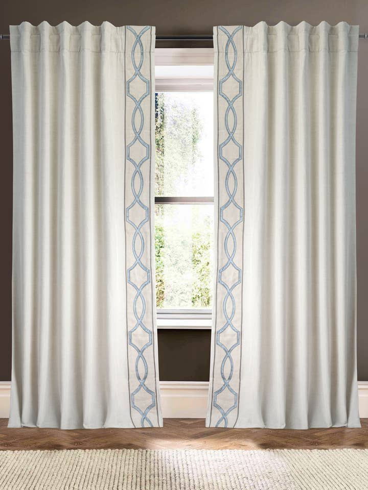 Pride Natural 108" Linen Cotton Blend Drape for wholesale by Creative Threads, Inc.